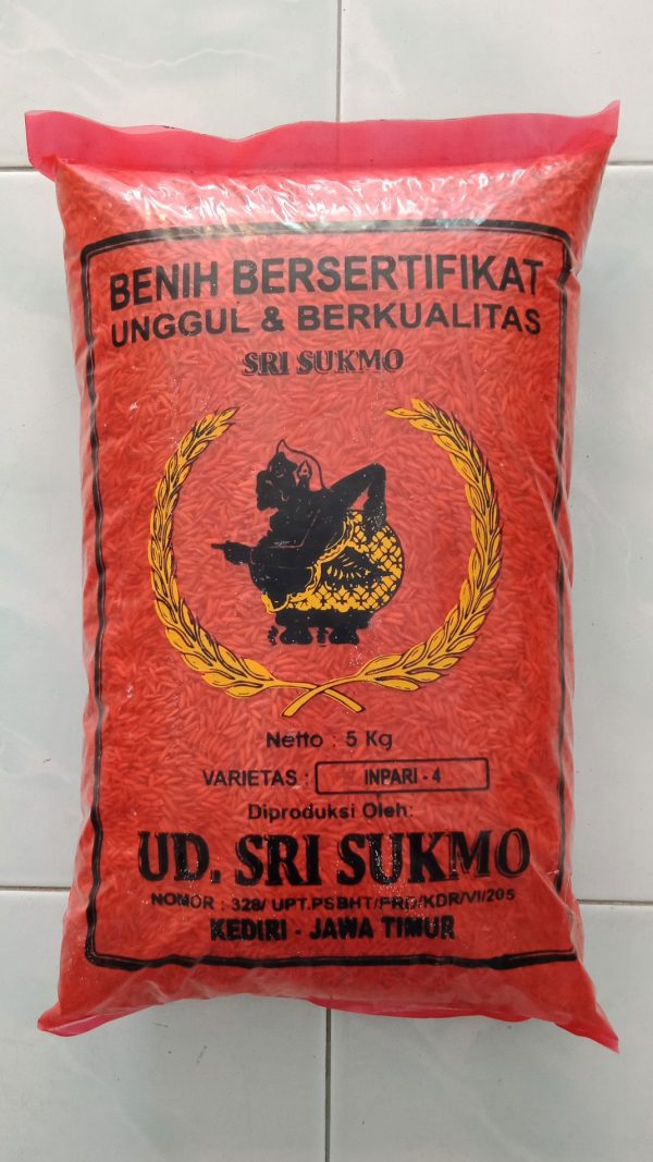 Benih; Inpari-4; 5 kg; Sri Sukmo